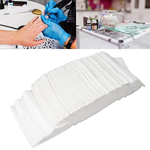 Agatige Pack of 125 Disposable Dental Bibs, Waterproof Tattoo Bibs Sheet Medical Tray Cover and Nail Table Cover, 34.5 x 45 cm (White)