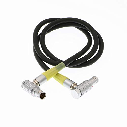 Uonecn Preston FIZ Follow Focus Motor Cable Right Angle 7 Pin Male to Right Angle 7 Pin Male