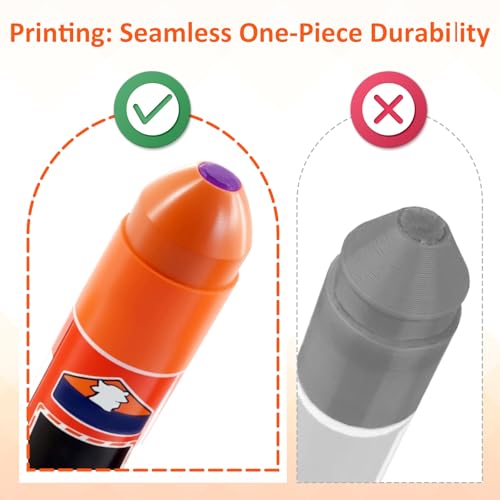 JTJEI 3-piece precision tips for Elmer's 7g glue sticks, adhesive dispenser accessories