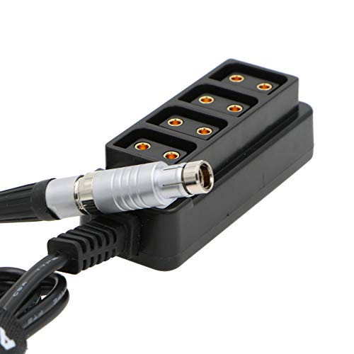 Alvin's Cables 3 Pin RS to 4 Port D Tap Female Cable for ARRI Cameras