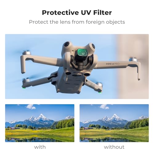 K&F Concept Mini 4 Pro UV Filter, MCUV Protection Filter, HD Optical Glass Multi-Coated Filter Compatible with DJI Mini 4 Pro 1Pack-UV