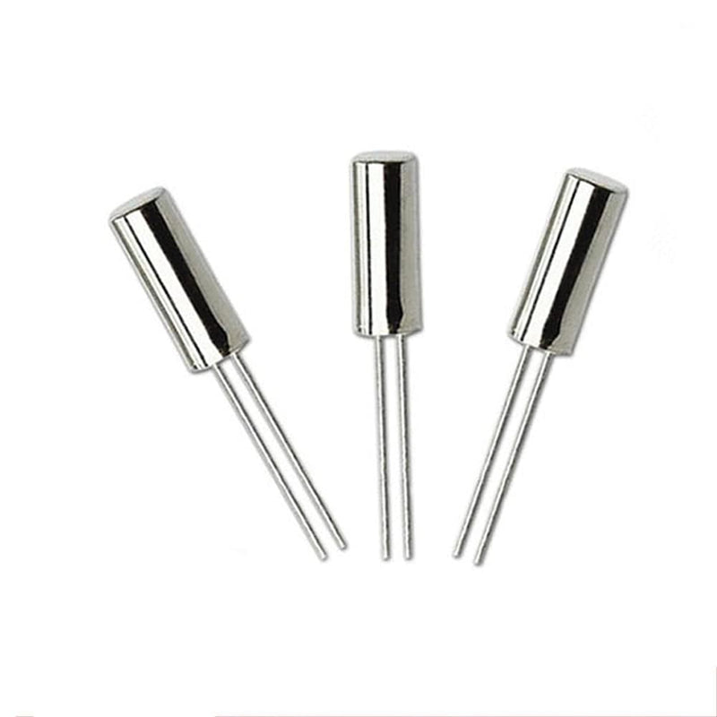 [Australia - AusPower] - 20Pcs Silver Clock Crystal (32768HZ) 32.768KHZ Crystal Oscillator Passive Components (3 * 8mm) 