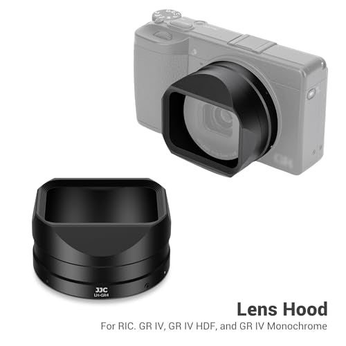 JJC GR IV Lens Hood Shade for Ricoh GR4 GRIV HDF Monochrome Accessories