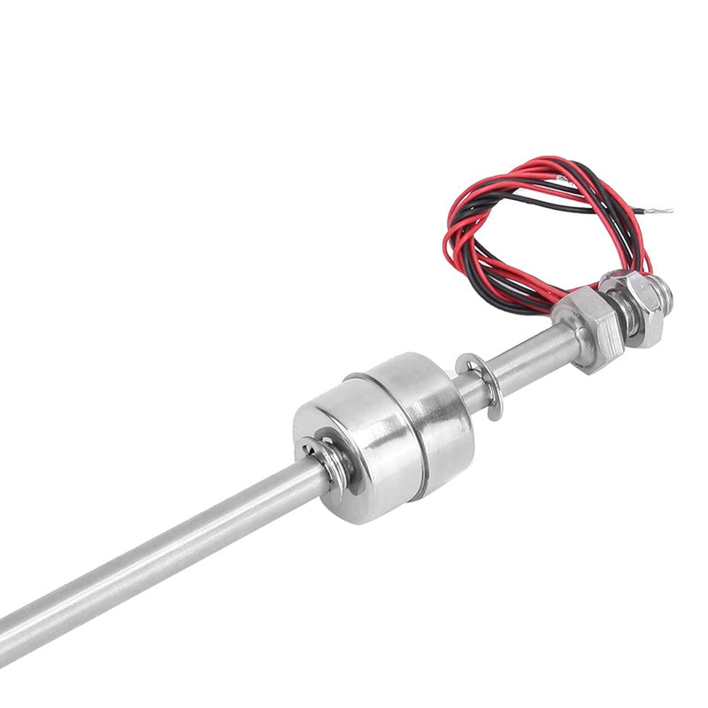 [Australia - AusPower] - Stainless Steel Switch Water Level Sensor Double Ball Water Level Controller Sensor Switch for Pool(250mm / 9.84in) 250mm / 9.84in 