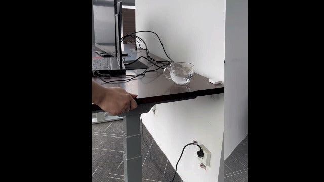 Standing Desk Anti Wobble Stabilizer 2 Pack, White, Fits 0.5-1.2 in White (2-pack 0.5"–1.2" Desk Thickness)