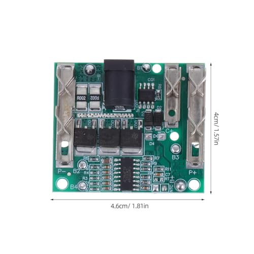 iplusmile Lithium Battery Protection Board 21 V with Temperature and Overcharge Protection for Power Tools 4.60 x 4.00 x 1.30 cm Safe Battery Protection and Thermal Protection Board