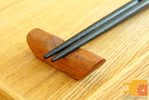 Wajima Japanese Natural Lacquered Wooden Chopsticks Reusable in Gift Box, Golden Sakura (Black) Made in Japan, Handcrafted Black
