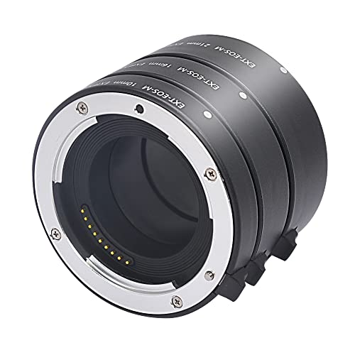 Metal Auto Focus Macro Extension Tube Set for EOS EF-M Monut M6 M2 M3 M5 M50 M100 M200 Cameras EOS-M mount 10+16+21mm