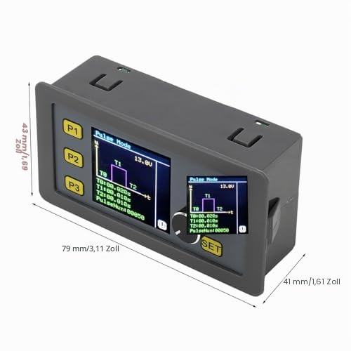 WSFG-06 PWM Signal Generator Module Pulse Rate Generator 4-20mA 2-10V Pulse Adjustable Module, Sine Wave Signal Generator Adjustable Module Sine Supports Multiple Modes