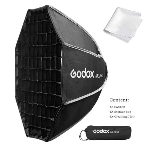 Godox ML-SF50 19.6in Octagon Softbox for ML100Bi and ML100R LED Lights