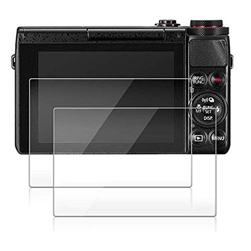 [Australia - AusPower] - [2-Pack] Screen Protector Tempered Glass for Canon G7X Mark III - Ultra Thin Screen Protective Film For Camera Canon G7 X Mark iii G9X Mark II GX7 GX9 