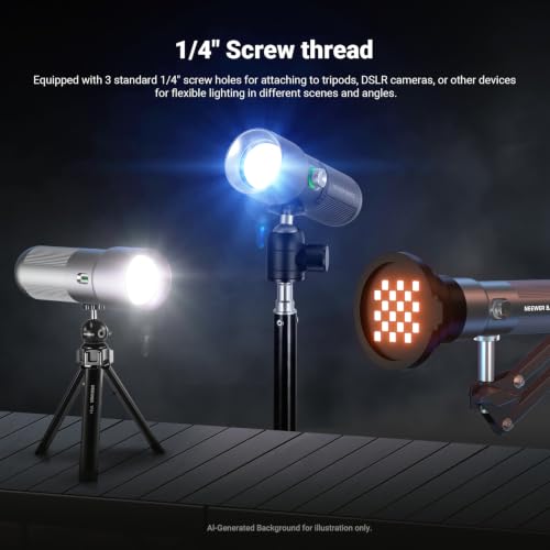 NEEWER Basics FL10 RGB Photography Flashlight w Desk Tripod Stand 4 Colors FL10 w/Desk Tripod