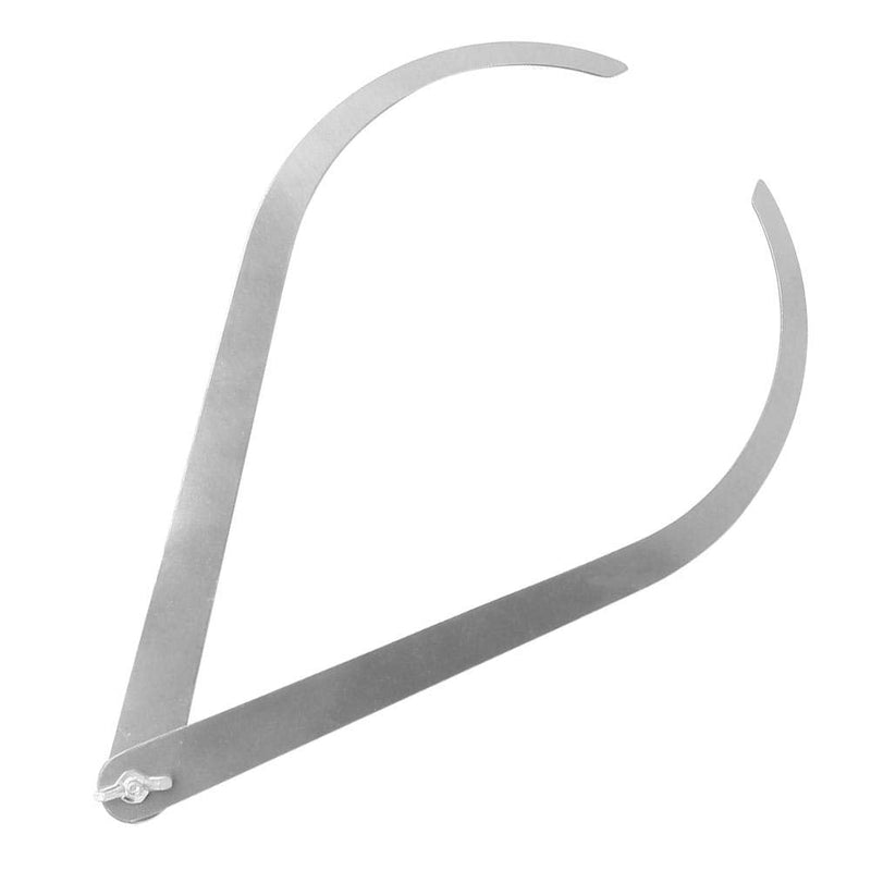 [Australia - AusPower] - Clay Caliper Tool, 10 inch Bent Leg Stainless Steel Caliper Ceramic Measuring Pottery Tool for Carving Shaping Clay Sculpture Modeling 
