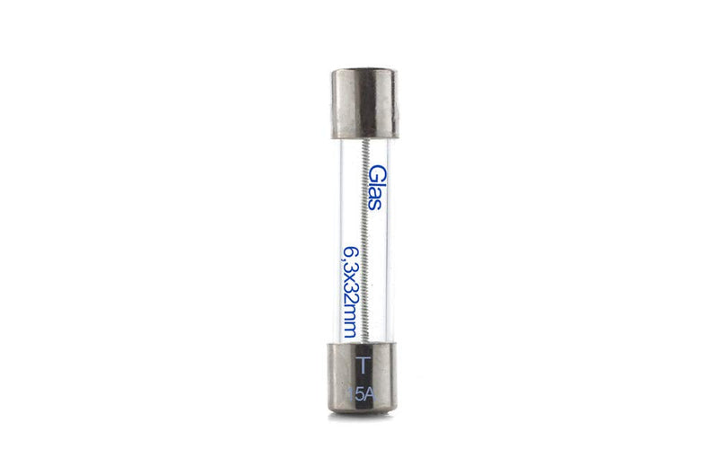 [Australia - AusPower] - Pack of 10 Fuses 15 A Slow Blow 6.3 x 32 mm 15A 