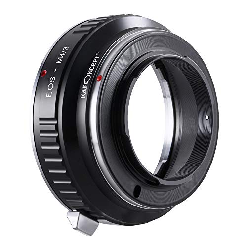 K&F Concept Lens Mount Adapter Compatible with Canon EOS (EF/EF-S) Mount Lens to M4/3 (Micro Four Thirds) MFT Olympus Pen and Panasonic Lumix Cameras EF&EF-S