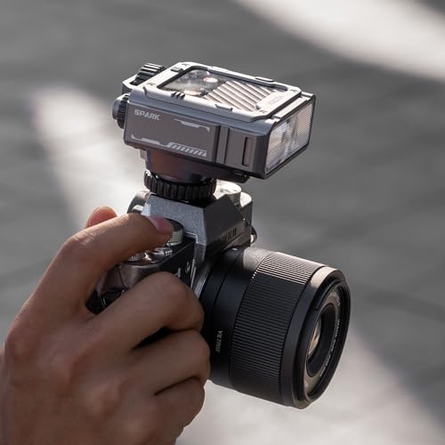 VILTROX Spark Z3 TTL On-Camera Flash for Sony, GN16 Mini Camera Flash Speedlite with 26W Output, 7-Step Manual Flash Control, 1s Fast Recycle, 650 Full-Power Flashes, Softbox Included (Gray) Gray Z3 TTL Flash for Sony