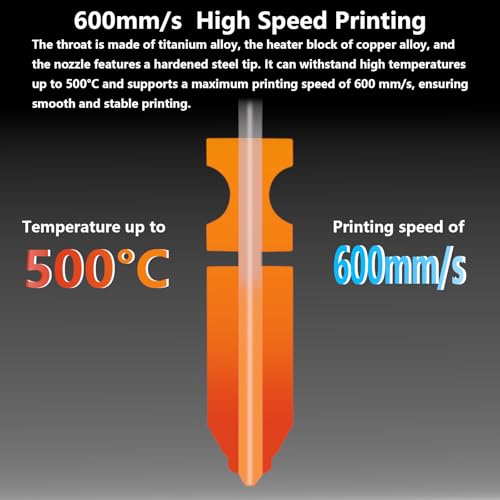 5 PCS Quick-Swap Nozzles Kit for AD5X, 2 PCS 0.2mm, 1 PC 0.25mm, 1 PC 0.6mm, 1 PC 0.8mm Hardened Steel Tip Integrated Nozzles with 5 PCS Silicone Socks and Nozzle Wiper for Flashforge AD5X Multi Size