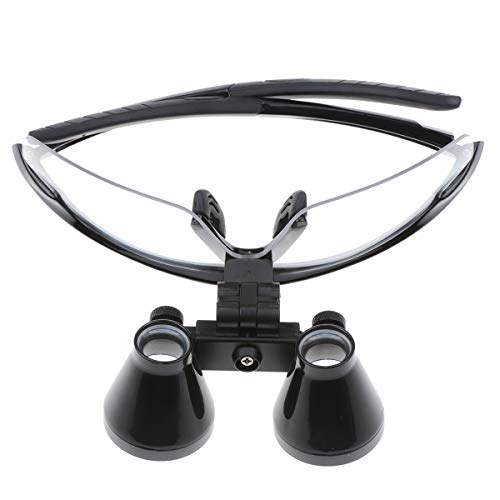 2.5x420mm Anti Fog Magnifier Portable Magnifying Glass Surgical Magnifier Magnifying Glass Black