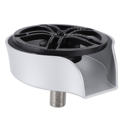 ICRPSTU automatic glass rinser stainless steel cup washer in silver for kitchen sinks