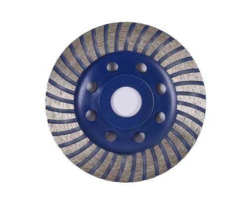 Turbo Segment Diamond Cup Cup 230 mm Diameter 22.23 mm Attachment for Concrete Grinding Double Segment Design