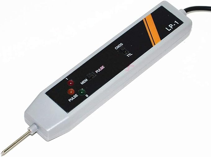 Logic Probe DTL TTL CMOS Pulse Memory Logic Tester, Digital Logic Pulse Electronics Testing Tool for Logic Levels and Pulses Levels