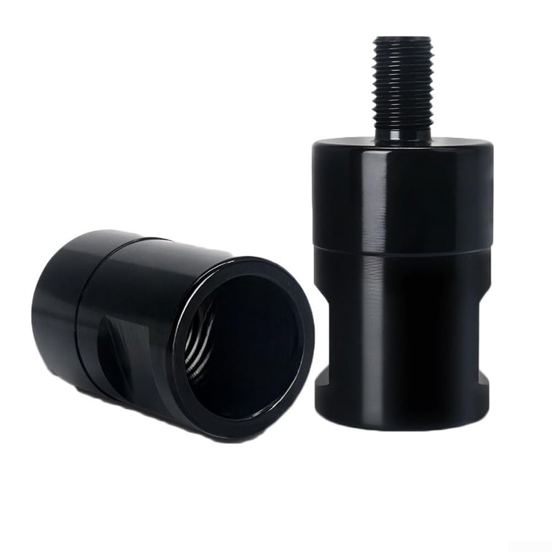 Drill Adapter 1-1/4" to M16 Thread Reducer Carbon Steel Conversion Head with Black Oxide Finish for Secure Connection in Water Drilling Operations