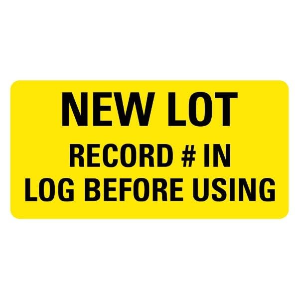 New LOT Medical Labels