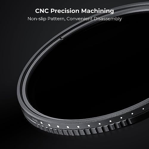 K&F CONCEPT 49mm Variable ND2-400(1-9 Stops) Waterproof ND Lens Filter