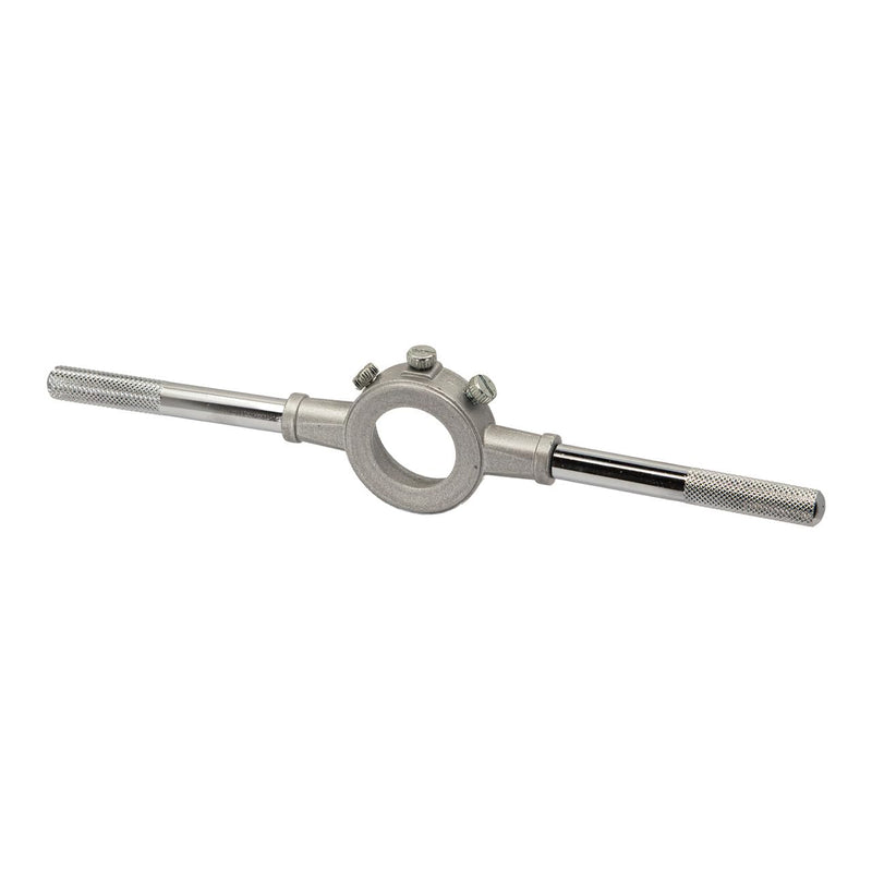 [Australia - AusPower] - Drill America 3/8"-24 UNF X 1" OD HSS Round Adjustable Die with Matching Die Handle (Wrench), Die Stock 