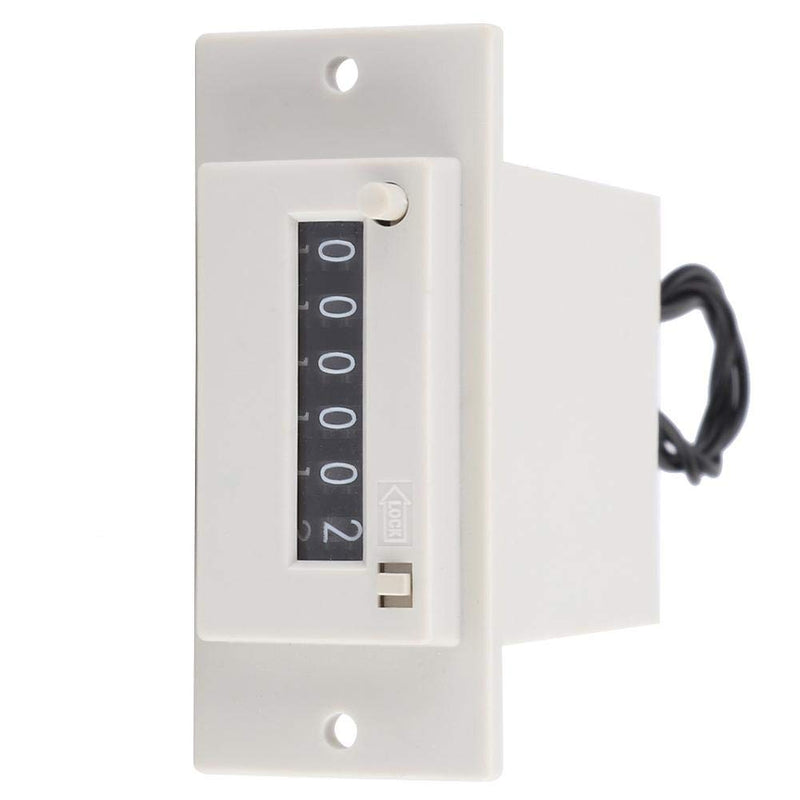 [Australia - AusPower] - Electromagnetic Counter,6 Digit Electronic Pulse Counter CSK6-YKW Electromagnetic Counter(DC12V-No plug) 