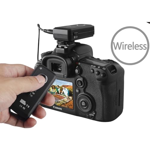 Camera Wireless Shutter Release Remote Control for Canon EOS R5 C, R3, R6, 5D, For Fujifilm GFX 50S II, for Olympus E-M1 Mark III, E-M5 III;Replaces Canon TC-80N3, RS-60E3, Fuji RR-100, Olympus RM-CB2