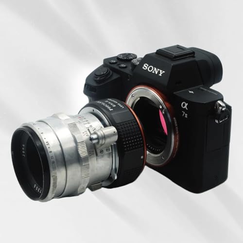 PHOLSY Lens Mount Adapter Manual Focus: Compatible with Exakta (NOT Compatible with Topcon) Lens to Sony E (NEX) Camera Body Exakta to Sony E