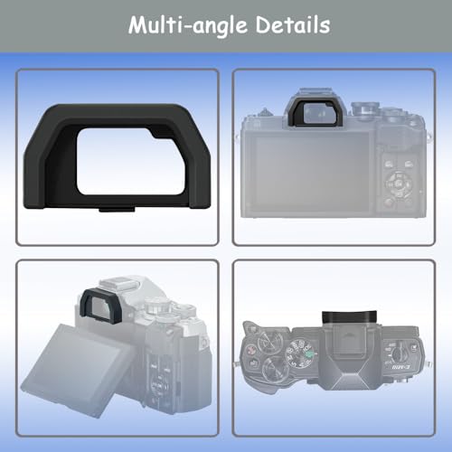 EP15 Eyepiece Cup Viewfinder for Olympus E-M10 Mark IV III-2PCs