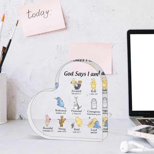Winnie Baby Shower Decorations - Pooh Birthday Gifts For Mommy To Be, Christian Gifts For Women, Christmas And Religious Gifts God