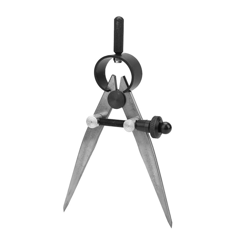 75 mm Spring Compass, Marking Compass, Compass with Locking Wheel | Adjustable spring compass, for drawing arches and circles, bisecting angles and segment halving