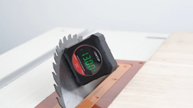 XUNTOP 4x90° digital angle finder protractor with strong magnetic bottom