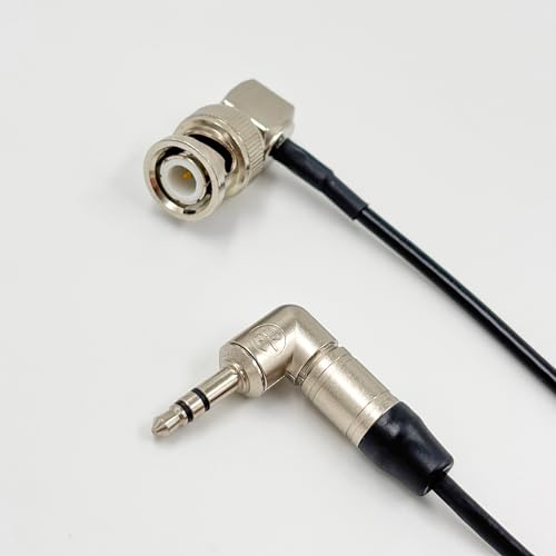 Tentacle 3.5mm TRS to BNC Timecode Cable Compatible with Canon EOS C300/C500, Sony FX6/FX9/F55, Zoom F4/F8/F8n, ARRI Amira, Mixers & Cameras, 50cm