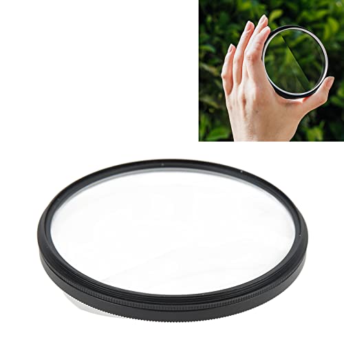 Photographic Ghost Effect Filter, 77mm Camera Lens Effect Filter, Double Sided Photography Prism, with Ghost Effect for Selfie Video