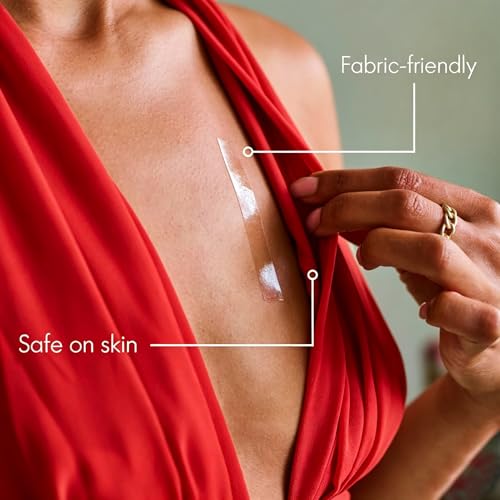 Generic double-sided fashion body tape adhesive dots for clothing, dresses, lingerie, and accessories, 36 strips