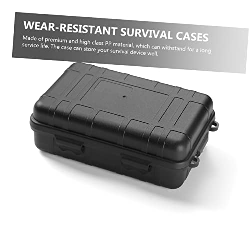 YARNOW waterproof hard case storage box for outdoor tools, camping and hiking gear organizer