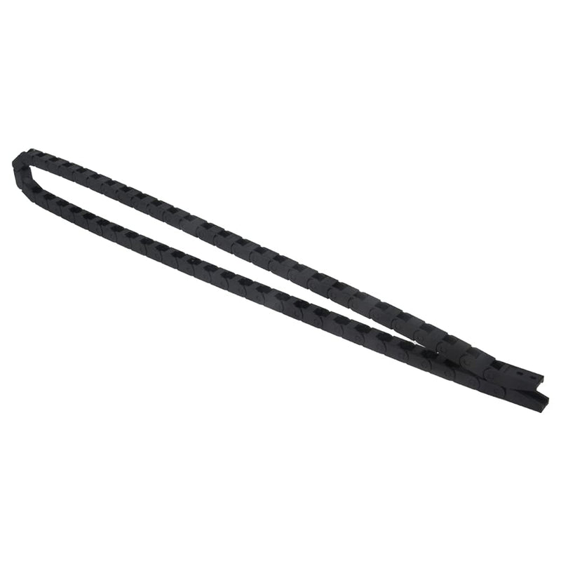 [Australia - AusPower] - Zeberoxyz 7x7mm Drag Chain Length 1Meter Close Type Black Plastic Flexible Cable Carrier R18 with flat wrench for 3D Printer and CNC Machines (7mmx7mm-Close) 7mmx7mm-Close 