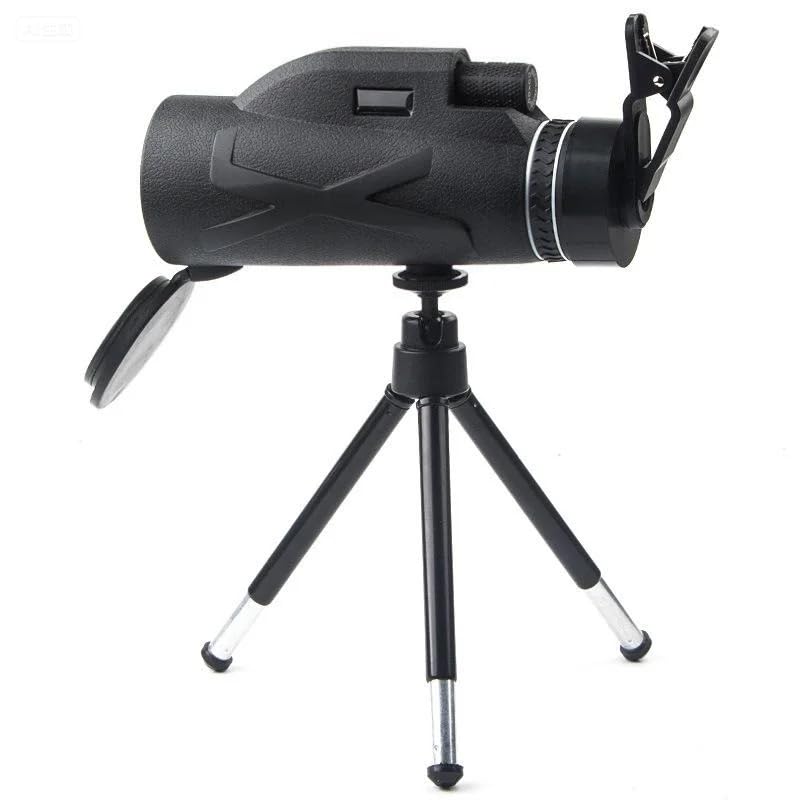 80x100 Monocular Telescope for Adults High Powered, Monocular for Adults, Compact Low Light Vision for Wildlife, Hunting, Camping, Travel &Outdoor Adventures