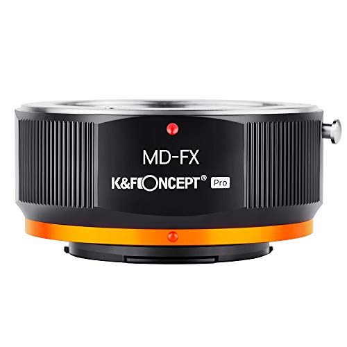K&F Concept MD to FX Lens Mount Adapter with Matting Varnish Design, Fits for Fuji XT2 XT20 XE3 XT1 X-T2