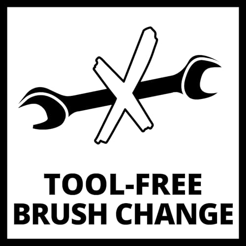 Einhell Original Joint Brush Set, diameter 110 mm | For cordless joint cleaner GE-CC 18/110 Li E | steel wire brush, 10 mm width | nylon brush, 6 mm wide