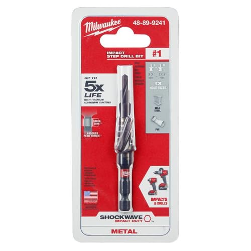 Milwaukee SHOCKWAVE Impact Duty jobber drill bits set displayed in packaging