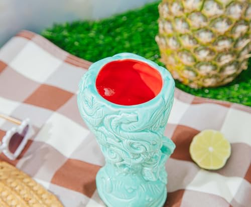 Geeki Tikis Medusa Ceramic Mug | Party Cocktail Tumbler for Liquor and Beverages | Holds 15 Ounces