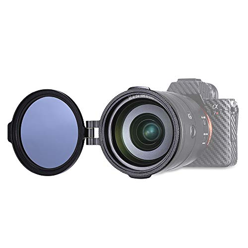 Andoer Quick Filter System 49mm Camera Lens ND Filter Ring Metal Adapter Compatible with Canon Nikon Sony Olympus DSLR Cameras