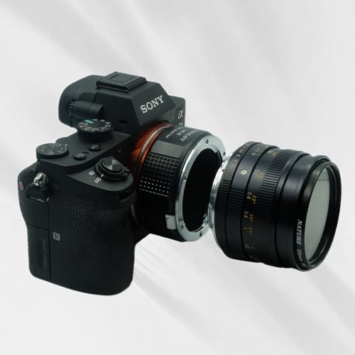 PHOLSY Lens Mount Adapter Manual Focus: Compatible with Leica R Lens to Sony E (NEX) Camera Body Leica R to Sony E