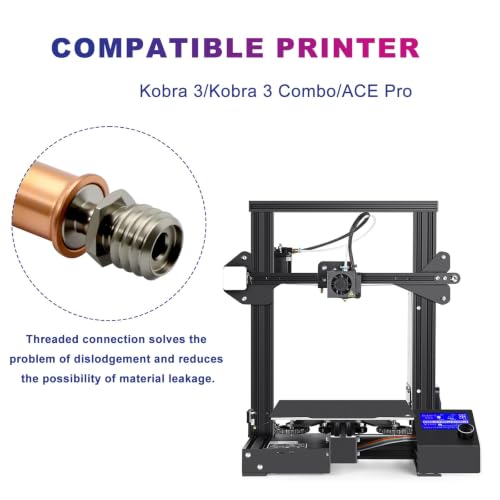 3D Printer Extruder Hotend With 0.4mm Hardened Steel Nozzle