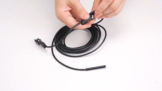 USB Endoscope, 5.5mm Lens, 2.0MP Camera with 6 LED Lights, 5M Cable, IP67 Waterproof, for and | Inspektionskamera 2MP, 5m Kabel, 6 LED